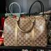 Gucci Bags | Authentic Gucci Gold Metallic Boston Bag | Color: Brown/Tan | Size: Os