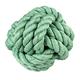 duvoplus, Seil aus Sweater, Ball, L, 20 x 20 x 20 cm, Grün, Spielzeug, Grün, Hund