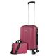 ITACA - Handgepäck Koffer Trolley - Reisekoffer Mit Rollen und Reisekoffer Hartschalenkoffer für Vielreisende 771150B, Erdbeere