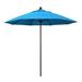 Arlmont & Co. Hibo 9' Market Umbrella Metal in Blue/Navy | Wayfair 1F301C41CDB8498E96CA308E2EF9BFFE