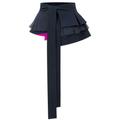 Women's Black Classic Innovation Self-Tie Pleated Fabric Belt Xxs Tia Dorraine