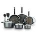 T-fal Signature 12 Pcs Cookware Set Non Stick/Aluminum in Gray | Wayfair B061SC74