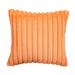 Everly Quinn Faux Fur Striped Cushion Pillow Cover | Throw Cushion Covers | 20X20 In | 20 H x 20 W x 5 D in | Wayfair