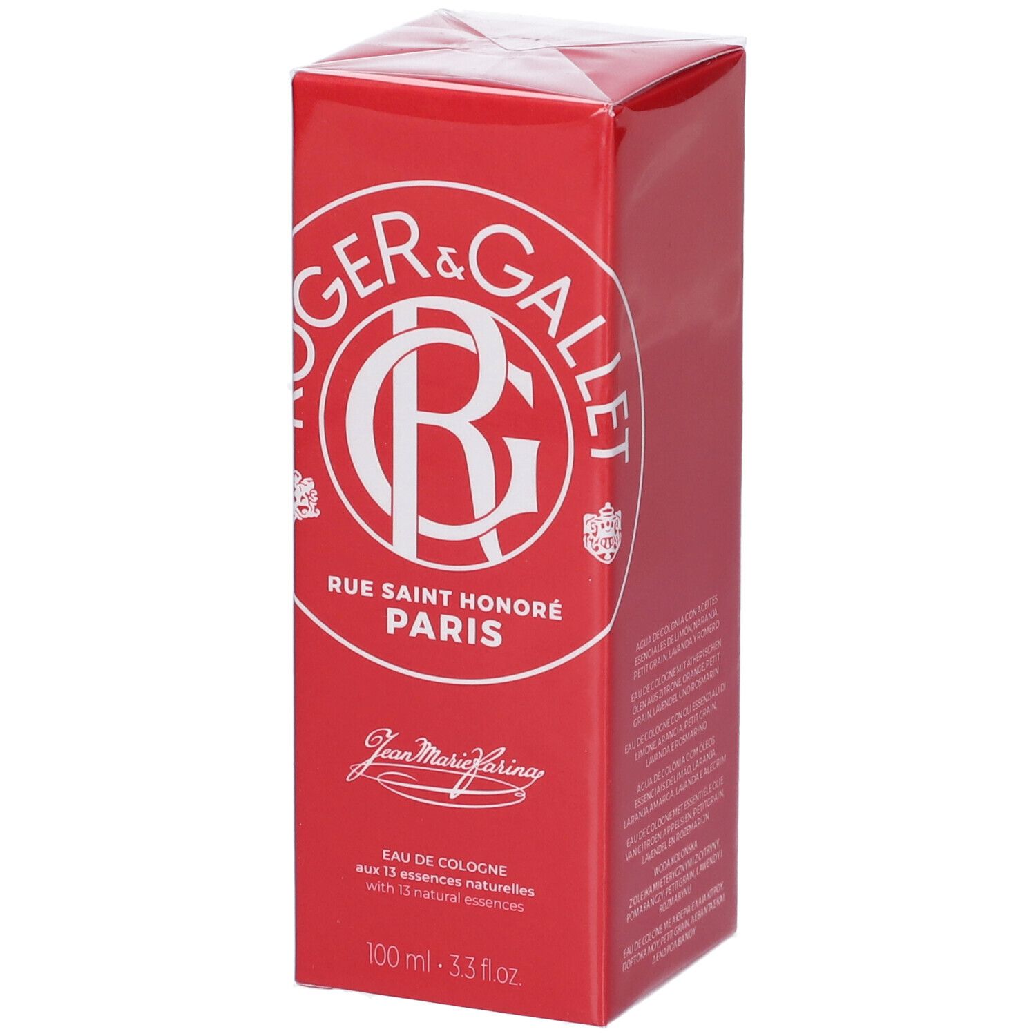 ROGER&GALLET Jean Marie Farina Eau Cologne 100 ml Profumo