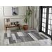 L Baiet Brianna Grey Striped 5 ft. x 7 ft. Area Rug - L Baiet CH736G57