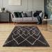 Skylar Grey Shag 4 ft. x 6 ft. Area Rug - L Baiet ML654G46 Grey