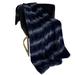 Plutus Blue Ink Furever Faux Fur Luxury Throw Blanket - Plutus PBSF2305-6096-TC