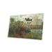 Red Barrel Studio® The Artist's Garden in Argenteuil by Claude Monet - Unframed Painting /Acrylic in Green/Red/Yellow | Wayfair