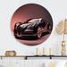 Latitude Run® VIsionary Bugatti Design in Black & Magenta V - Unframed Print, Metal in Black/Pink | 29 H x 29 W x 1 D in | Wayfair