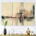 Ivy Bronx Minimal Terra Rosa - Abstract Liquid Ink Canvas Wall Art Set_80398 Canvas in White | 28 H x 36 W x 1 D in | Wayfair