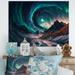 Union Rustic Aurora Borealis Magical Northern Lights II - Print on Canvas Plastic in Blue/Brown/Green | 34 H x 44 W x 1.5 D in | Wayfair