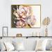 House of Hampton® And Gold Orchid Flower II & Gold Orchid Flower II - Print on Canvas Metal in Pink | 24 H x 32 W x 1 D in | Wayfair