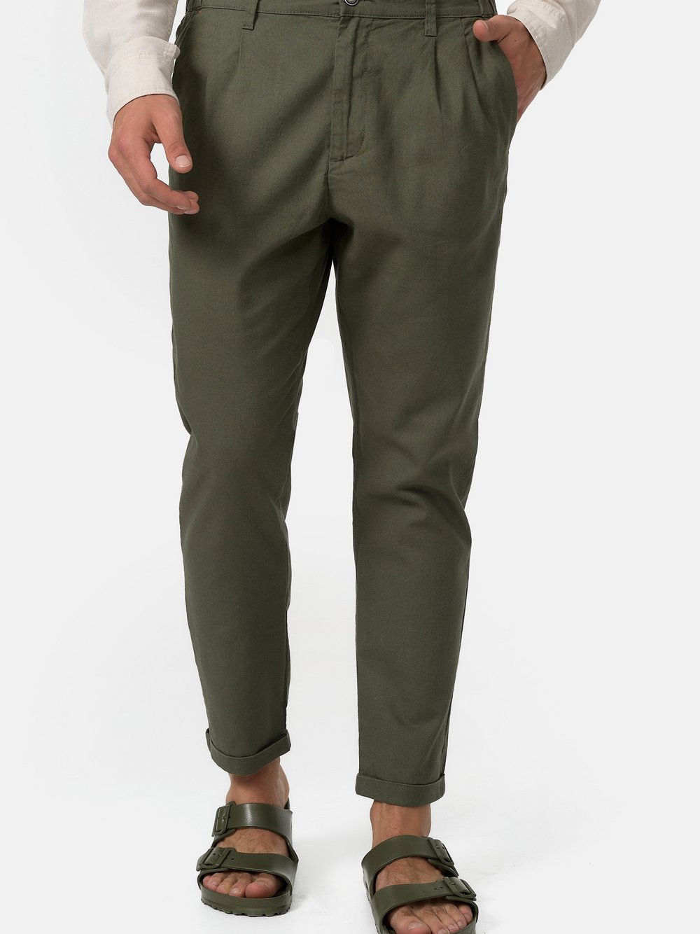Indicode Hose Herren khaki, L Image