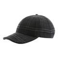 Burberry Wool Check Blend Baseball Cap Black/Gray
