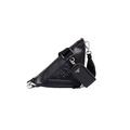 Prada Triangle Leather Shoulder Bag Black