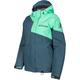 Klim Fuse Ladies Snowmobile Jacket, green-blue, Size S for Women
