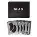 BLAQ Eye Mask with Hyaluronic Acid - Activated Charcoal Under Eye Mask - Hydrogel Under Eye Patches for Puffy Eyes and Dark Circles - Anti Aging Gel Eye Pads - Anti Wrinkle Patches - 5 pcs
