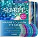 Maree Eye Gel Pads - Reduce Wrinkles Puffy Eyes Dark Circles Eye Bags - Natural Marine Collagen Eye Gels with Hyaluronic HA - Anti Aging Eye Mask Patches & Face Moisturizer