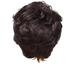 zttd women s short curly hair mixed withheadband suitable for women s wigs wig black small curly short hair fiber high temperature silk wig headgear