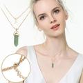 KIHOUT Ladies Fashion Vintage Sky Moon Pendant Necklace Jewelry Gift Jewelry Reduced