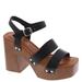 Madden Girl Greenvil - Womens 6.5 Black Sandal Medium