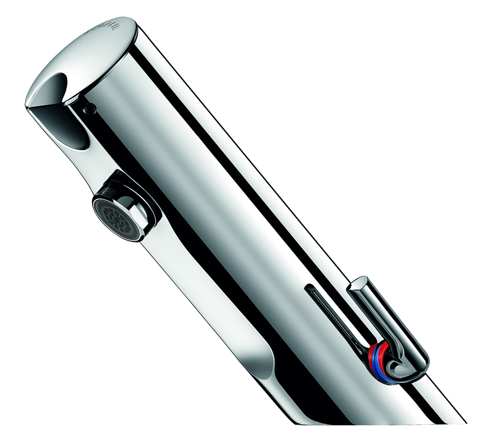 Mitigeur lavabo électronique infrarouge TEMPOMATIC MIX 4 à piles DELABIE 494006