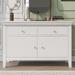 American White Solid Wood Dresser with Ample Storage