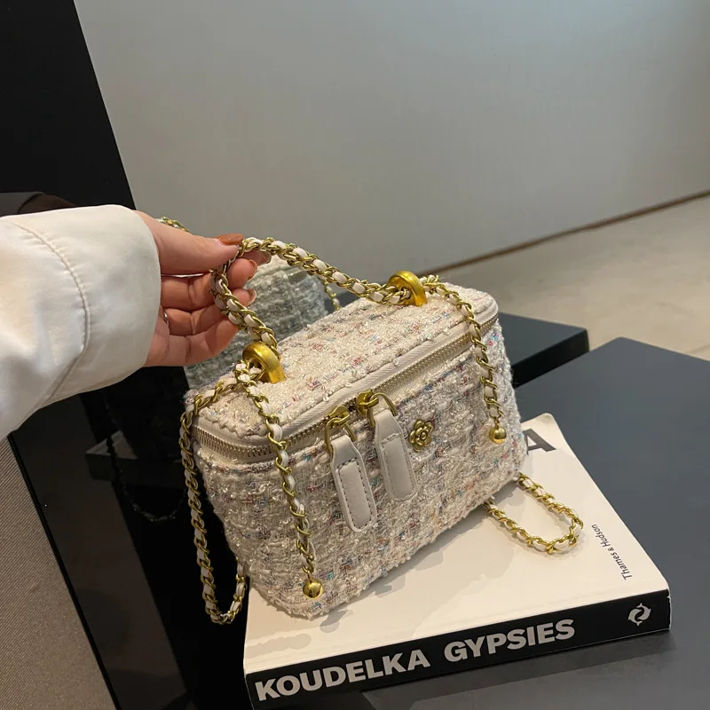 Petit sac carré décontracté pour femme, sac JOMessenger, mode, personnalité, initié, simple, boîte, automne