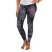 Women's Concepts Sport Black Buffalo Bills Burst Tie Dye Leggings