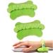 PloutoRich 2PCS Wrist Support for Keyboard Wrist Rest Wrist Pillow Band Comfortable Soft Hand Rest Wrist Support for Mouse Green