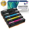5-Pack 410A Toner Cartridges (With Chip) Replacement for HP CF410A Toner Cartridges Compatible with HP MFP M477fdw M477fdn M477fnw M452dn M452dw M452nw M377dw Printer (2 Black Cyan Magenta Yellow))