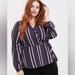 Torrid Tops | Crepe Surplice Top | Color: Gray/Purple | Size: 1x