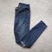 J. Crew Jeans | J. Crew Toothpick Dark Wash Distressed Skinny Jeans 27 Tall | Color: Blue | Size: 27