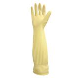 38/45cm Kitchen Clean Gloves Waterproof Long Sleeve Gloves Rubber Latex Gloves for Dishewashing Long Sleeve Gloves Rubber Latex Waterproof For Dishewashing Gloves 38/45cm L White 45CM