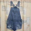 American Eagle Outfitters Jeans | Adorable America Eagle Outfitters Overalls | Color: Blue | Size: Large