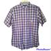 Ralph Lauren Shirts | Men's Ralph Lauren Chaps Purple Green Short Sleeve Button Down Shirt Large | Color: Green/Purple | Size: L