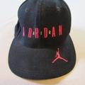 Nike Accessories | Mens Vtg Nike Air Jordan Wool Snapback Hat / Cap | Color: Black/Red | Size: Os