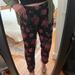 American Eagle Outfitters Pants & Jumpsuits | American Eagle Satin Floral Joggers Sz L Like New! | Color: Black/Pink | Size: L