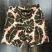 J. Crew Swim | J.Crew Hawaiian Board Shorts Sz 32 Palm Print Swim Surf Trunks Pink Green Brown | Color: Green/Pink | Size: 32