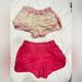 Pink Victoria's Secret Shorts | Comfy Pink Vs Shorts | Color: Cream/Pink | Size: M