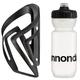 CANNONDALE Speed-C Carbon Cage & Diagonal Bottle - Clear, 600ml / Lightweight Fibre Water Drink Bidon Flask Bracket Mount Holder Kit Bicycle Cycling Cycle Bike Mountain Road Racing Race Ride Part