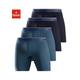 Langer Boxer BENCH. Gr. XL, 4 St., blau (navy, blau) Herren Unterhosen mit schmalen Streifen im Logo-Webbund