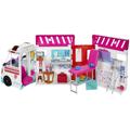 Puppen Fahrzeug BARBIE "Krankenwagen 2-in-1 Spielset" Puppenausstattungen weiß Kinder Barbie
