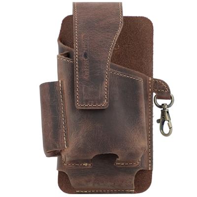 Greenburry Vintage Gürteltasche Leder 8 cm brown Braun Herren Image