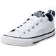 CONVERSE Chuck Taylor All Star Street Sneaker, White/Navy/Black, 11 UK Child