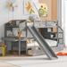 Walker Edison Standard Bunk Bed by Wayfair TM Wood in Gray | Twin over Full XD-63