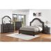 Wildon Home® 5-2_Marya Upholstered Tufted Panel Bedroom Set Upholstered in Brown | 68 H x 63.5 W x 66 D in | Wayfair