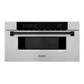 ZLINE 30" 1.2 cu. ft. Built-in Microwave Drawer, Stainless Steel in Black | 15.75 H x 29.75 W x 23.38 D in | Wayfair MWDZ-30-MB