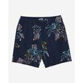 Boardshorts BILLABONG "Sundays Pro" Gr. 28(XS), blau (dark blue) Herren Hosen Boardshorts