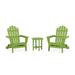 3-Piece Monterey Bay Folding Adirondack Set